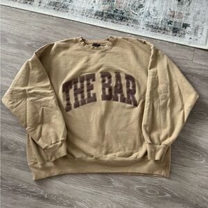 The Bar Tan and Brown Men's Sweater